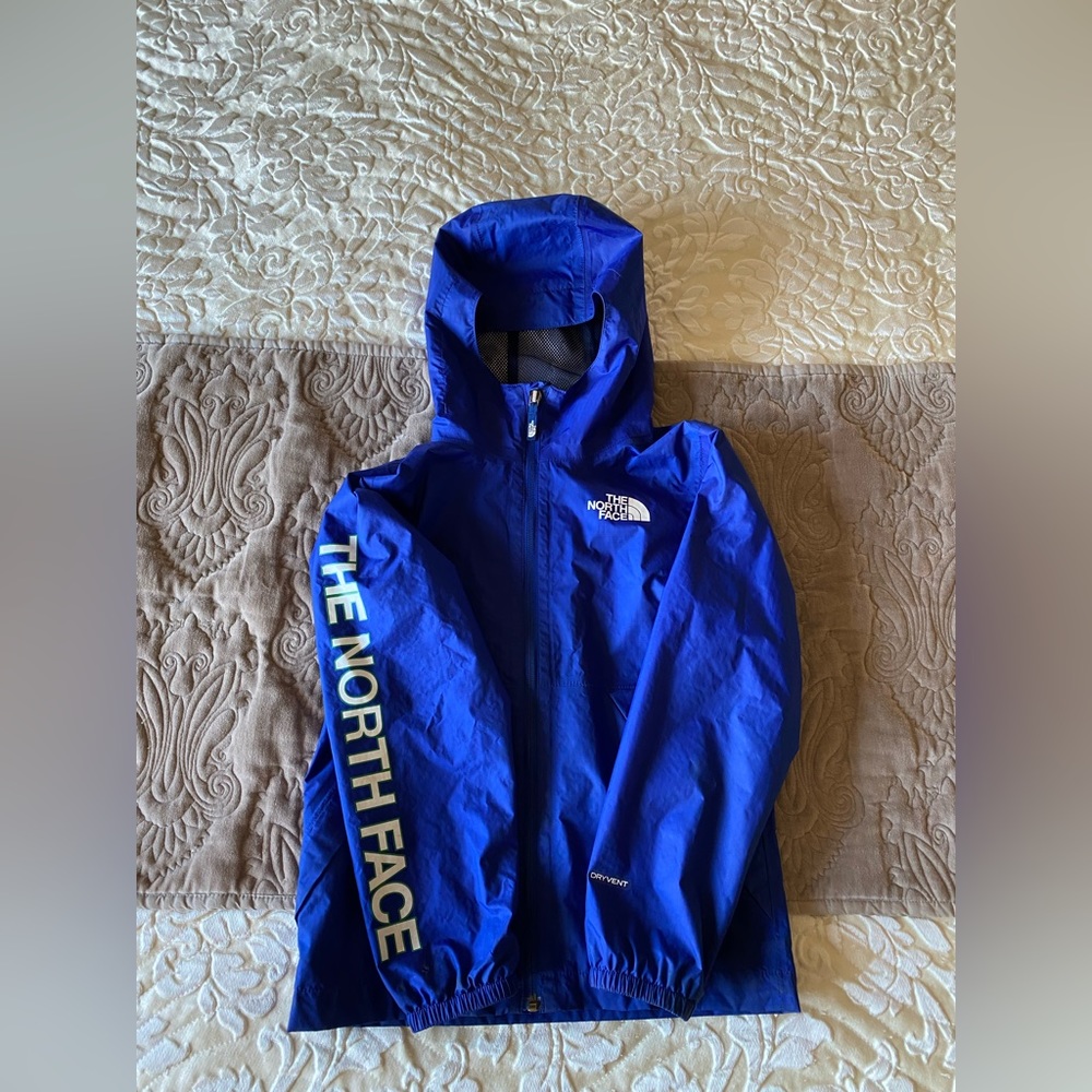 The North Face Kids Blue Raincoat